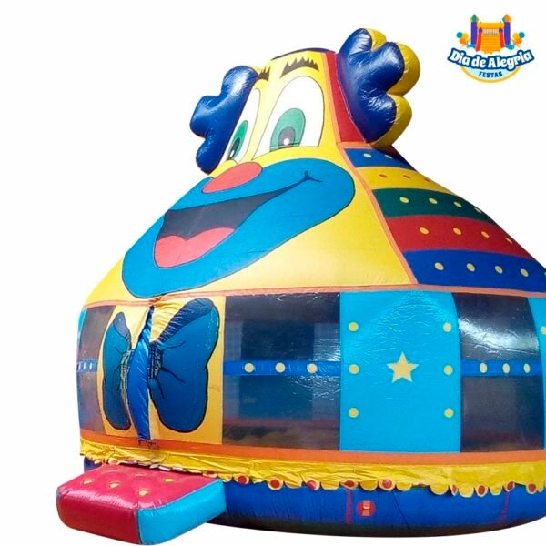 Colchão Bolha Pula Pula Palhaço - Dia de Alegria Festas - Aluguel de Brinquedos