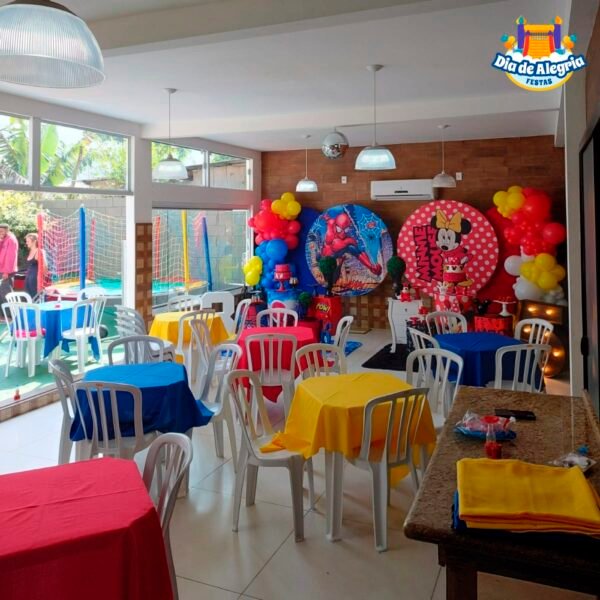Espaço para Festas - Dia de Alegria Festas - Aluguel de Brinquedos